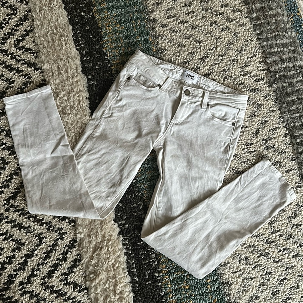 Paige White Denim Jeans Size 26